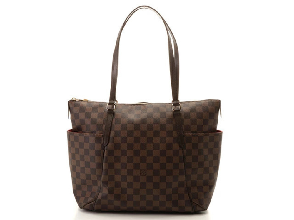 LOUIS VUITTON Totally Damier Ebene Brown Shoulder Bag